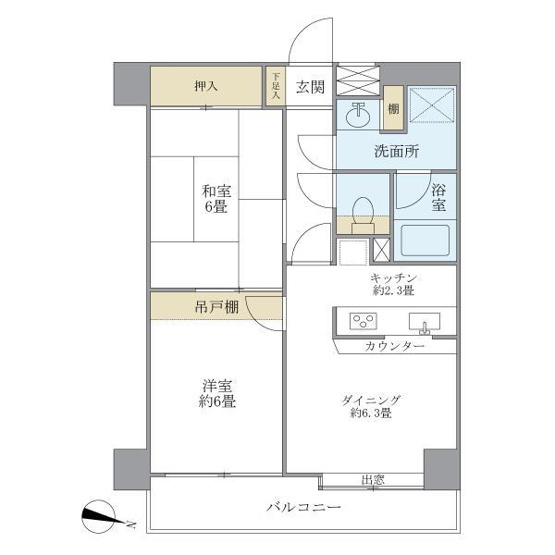 【間取り】 | ニューハイツ豊島園