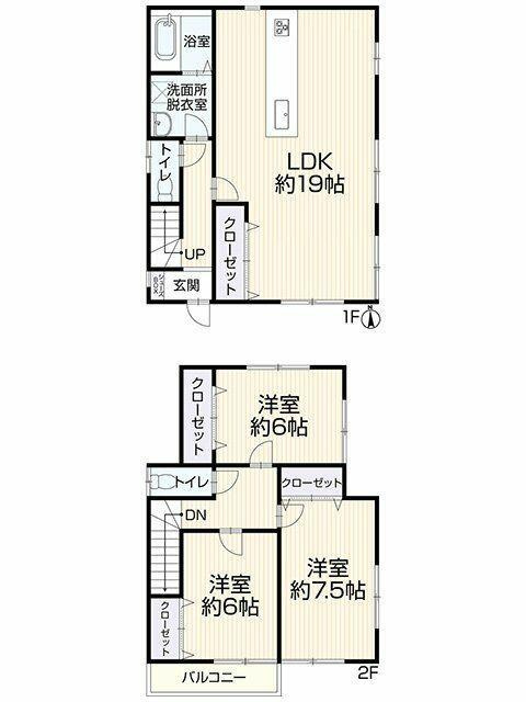 中古戸建て・仲介手数料半額）犬山市字郷西１９２－３の間取り|間取り