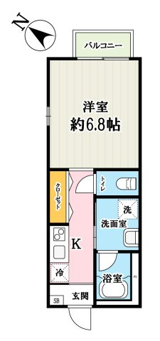 イースターリリー川口の間取り