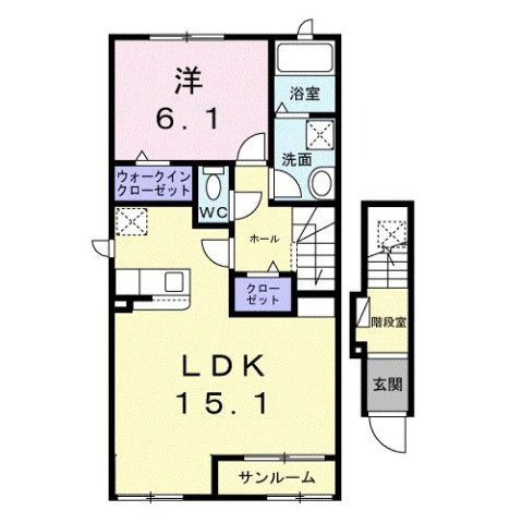 アヴニールの間取り