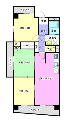 ヒルズ丸和の間取り