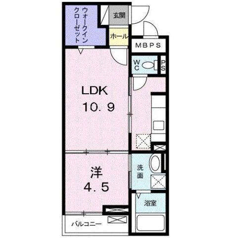 ロイヤル・上足洗の間取り