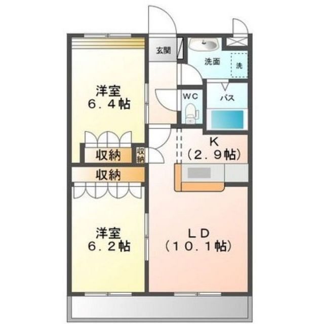 オアシスの間取り