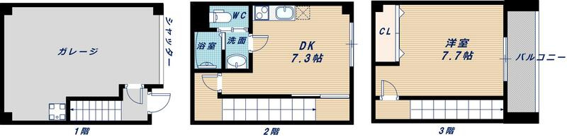 東淀川ガレージハウス　C区画