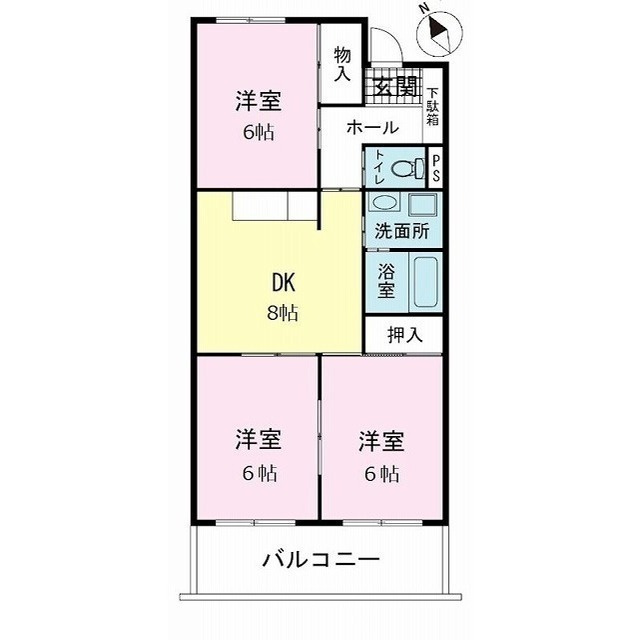 第２アゼリアハイツの間取り