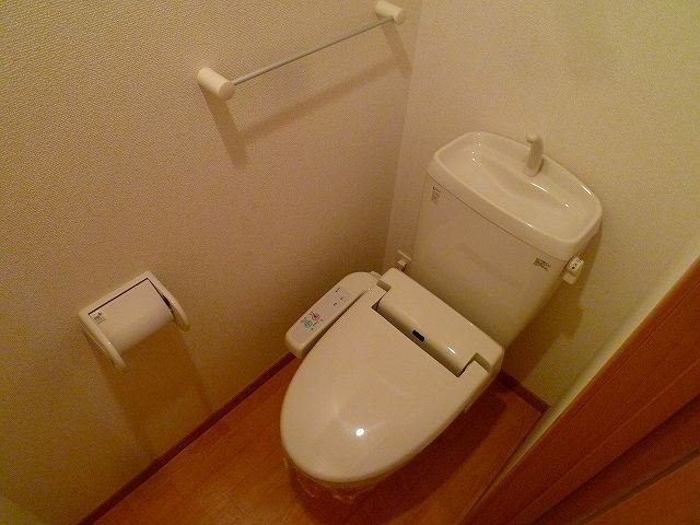 ヴィラ・シュノンソ－のトイレ|落ち着いた色調のトイレです