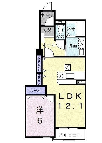 【間取り】 | トゥー・ル・モンドＣ