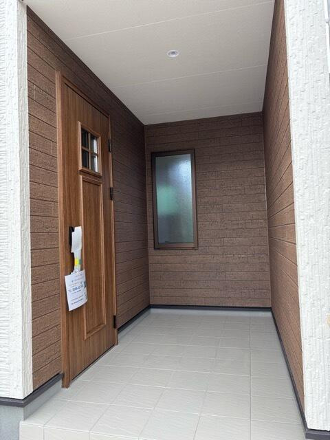新築戸建て・仲介手数料無料）犬山市羽黒・１号棟の玄関|玄関です