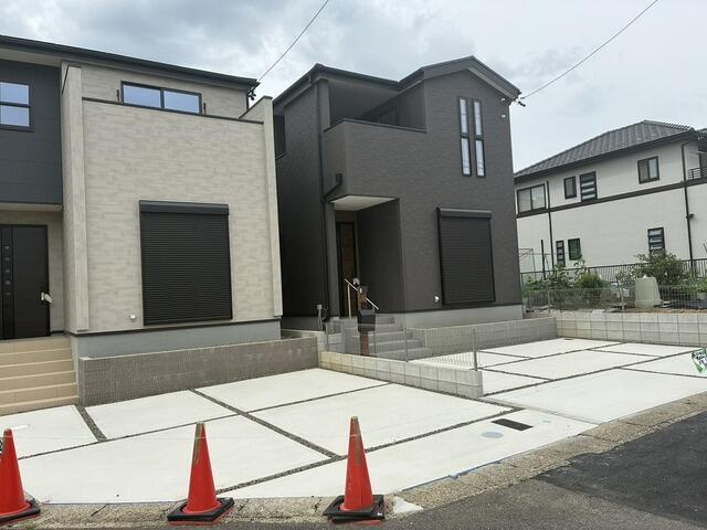 新築戸建て・仲介手数料無料）犬山市富岡新町・２号棟の前面道路含む現地写真|前面道路含む現地写真です