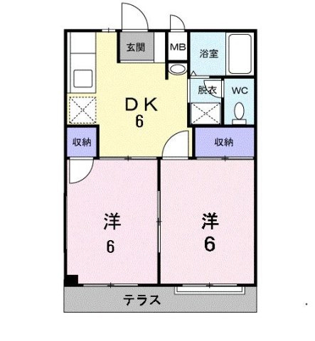 【間取り】 | ファミール今宿