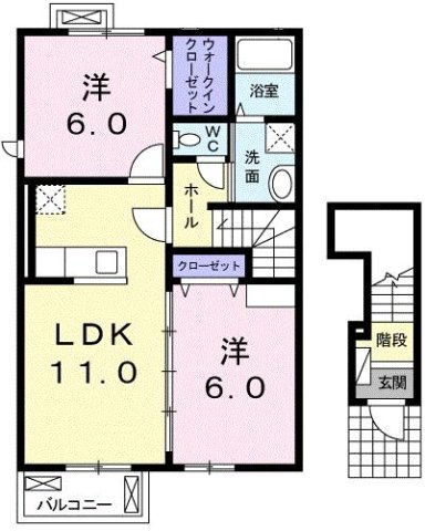 アバンサールⅢの間取り