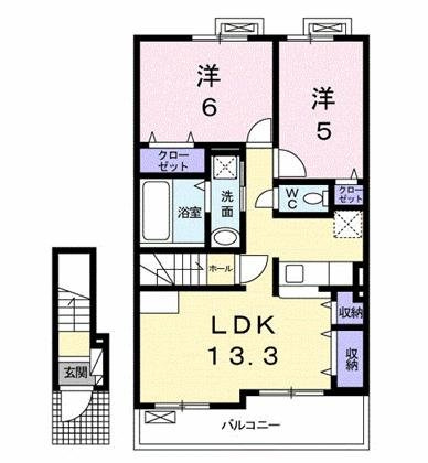 スミールⅡの間取り