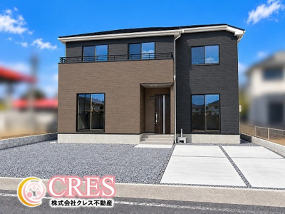 【外観】 | ☆☆新築住宅　いわき市郷ケ丘３丁目６期　全４棟！！オール電化♪ご案内随時受付中です♪ | ※同施工建物イメージです♪実際の色や仕様は異なる場合があります
洗練された外壁デザインは、住まいを魅力的に魅せるだけではなく、断熱性や耐震性にもこだわります！
