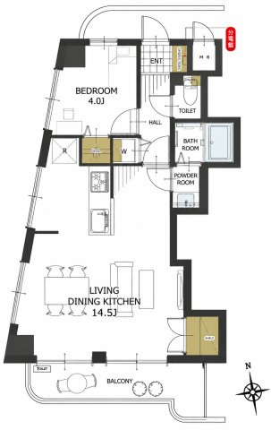 エスカイア西尾久の間取り|南西角部屋住戸につきまして日当たり・通風・眺望良好。新規リノベーション。アフターサービス保証付き・24時間365日緊急対応サービスでご購入後も安心して暮らせます。