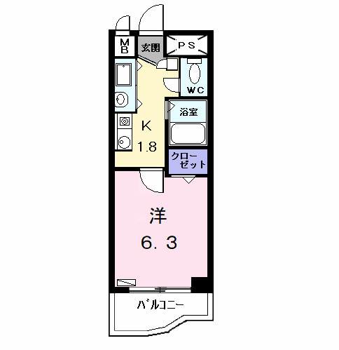 レーベンズ・フロイデの間取り