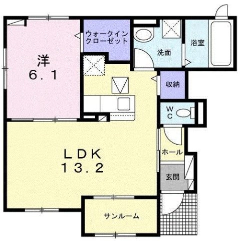 サンフェリーチェⅡの間取り