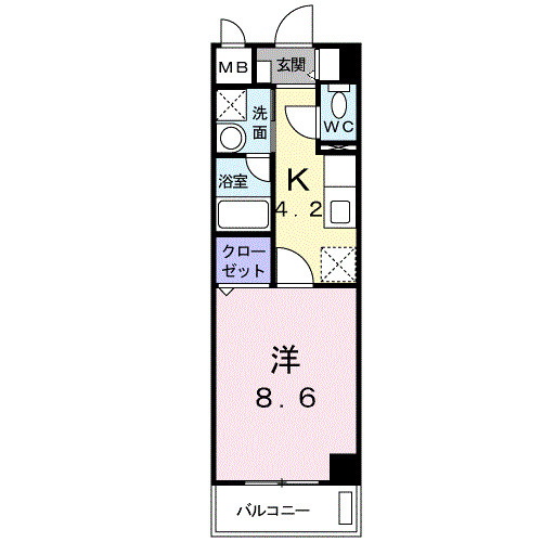 Ｋ・ブローテ・柏の葉Ａの間取り