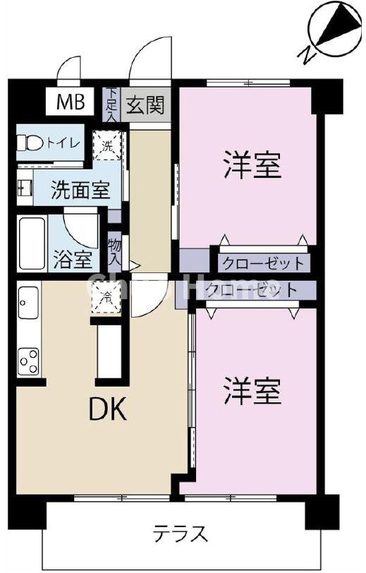 白亜館ダイヤモンドマンションの間取り|2022年11月にフルリノベーションをしたお部屋ですので室内は大変きれいな状態です
