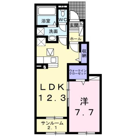 シンフォニー　Ⅰの間取り