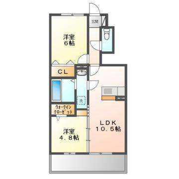 セリシールＣの間取り