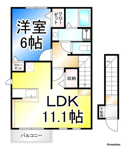 プラシードＫⅡの間取り