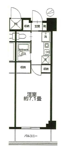 アーツ芝浦の間取り