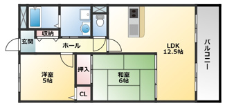 【間取り】 | ロイヤル八尾久宝寺