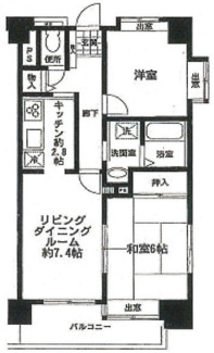 【間取り】 | サンレイ浅草 | 間取りです。