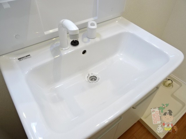 ラ・イース松新町の洗面所