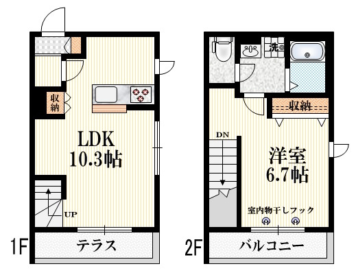 リヴェット上連雀の間取り