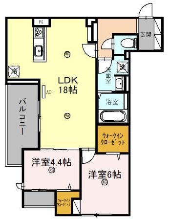 アルタイル明石の間取り