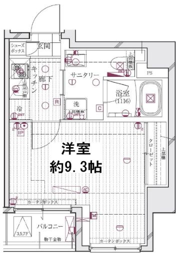 レガリス清澄白河ブロッサムの間取り