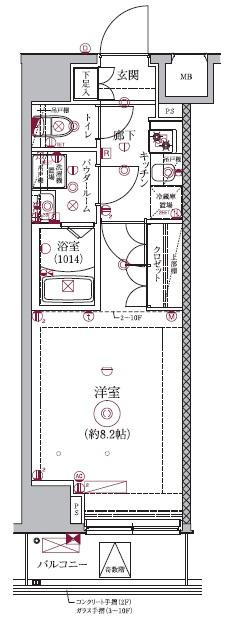 セジョリ新宿西落合の間取り|間取り
