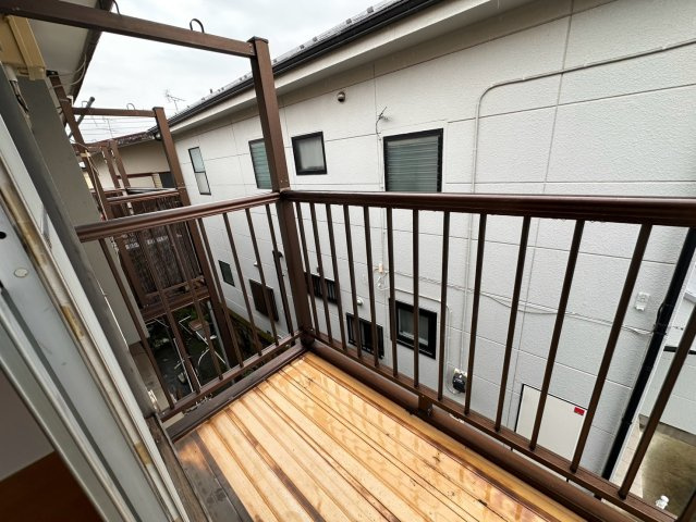 以和貴ハイムのバルコニー|お洗濯にも便利なバルコニー付き
