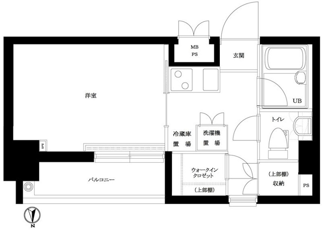 【間取り】 | ルーブル蒲田弐番館
