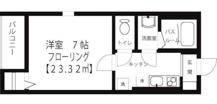 ラフィネスの間取り|間取りです。