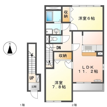 ポーラスターの間取り