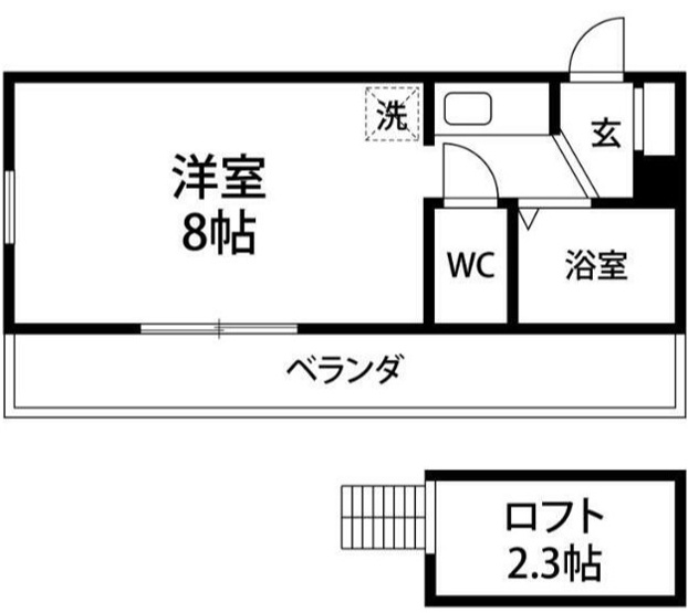 【間取り】 | カーサエスペシア | 一人暮らしに最適なお部屋 ！