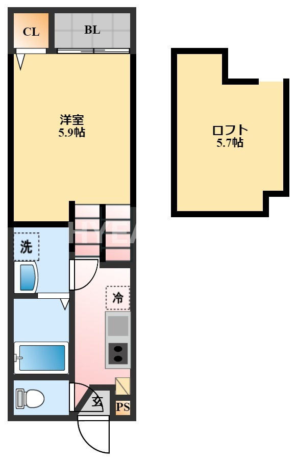 ヴィオラ多良見ICの間取り