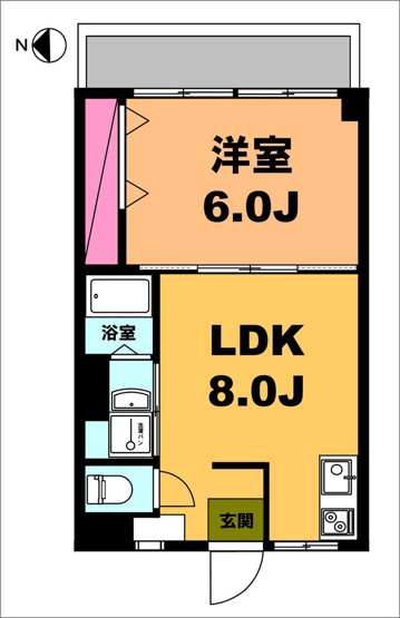 【間取り】 | 月村マンションNo.7