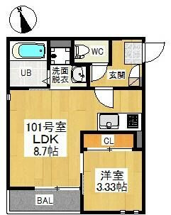 ＧＲＡＮＤＴＩＣ　デレアルピの間取り