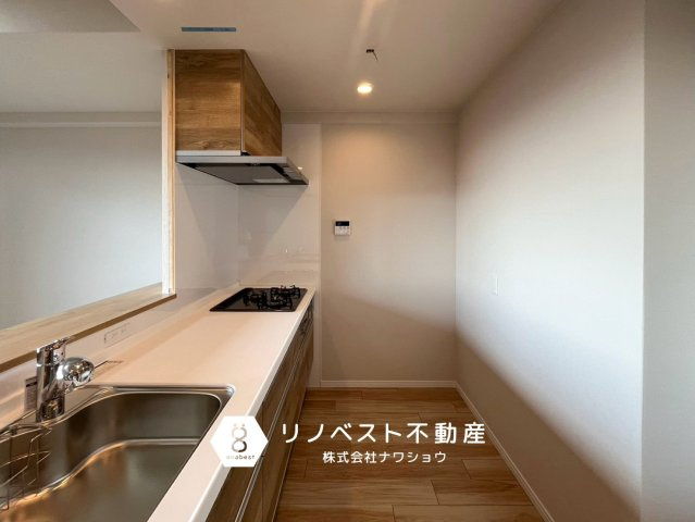 ファミール上石切アルテサージュのキッチン|カウンターキッチンのため配膳などもスムーズです◎
