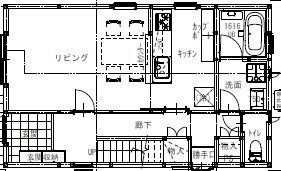 シェリルAの間取り