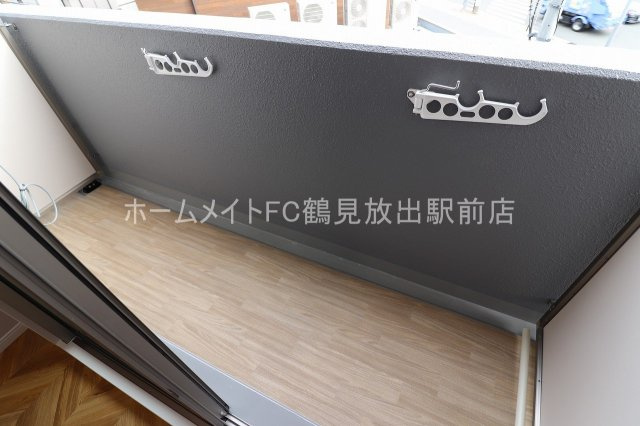 大阪市城東区新喜多東１丁目の賃貸マンションのバルコニー