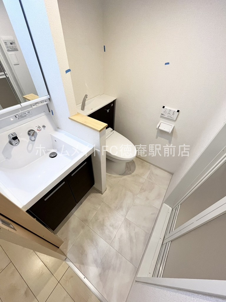 大阪市城東区永田４丁目の賃貸マンションの洗面所
