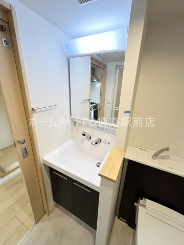 大阪市城東区永田４丁目の賃貸マンションの独立洗面台