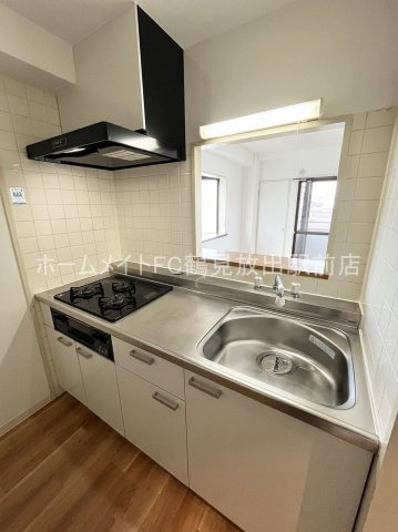 大阪市城東区放出西３丁目の賃貸マンションのキッチン