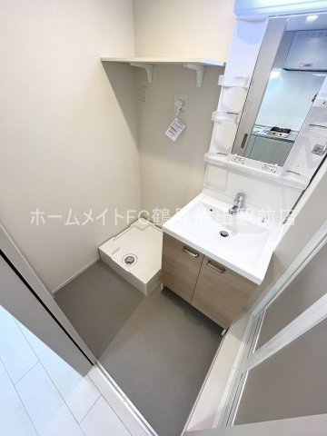 大阪市城東区鴫野東３丁目のアパートの洗面所
