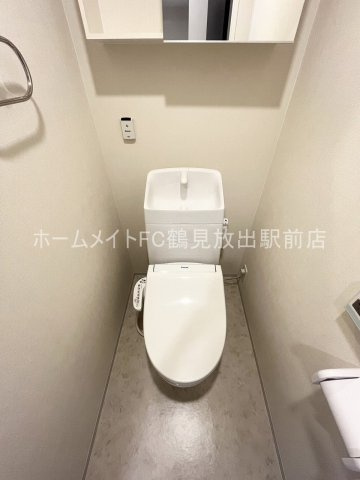 大阪市鶴見区浜３丁目のハイツのトイレ