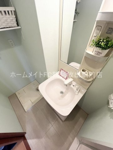 大阪市城東区諏訪２丁目の賃貸マンションの洗面所